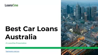 Best Car Loans Australia