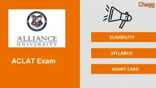 ACLAT Entrance Exam