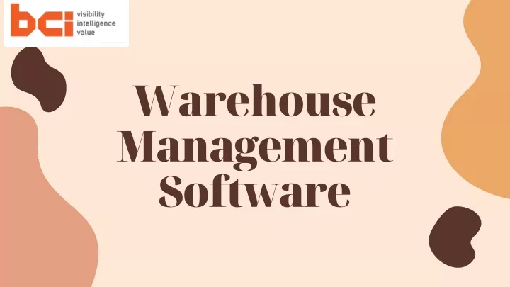 warehouse management software