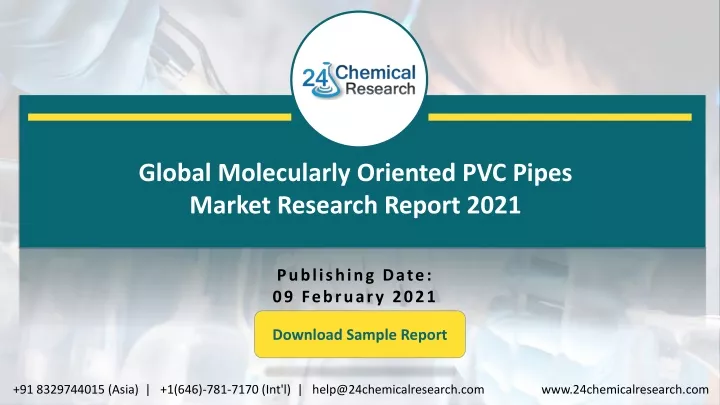 global molecularly oriented pvc pipes market