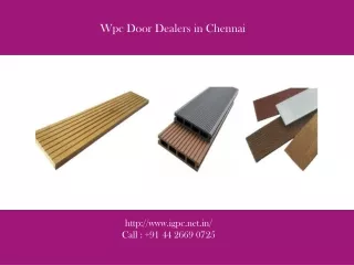 wpc door dealers in chennai