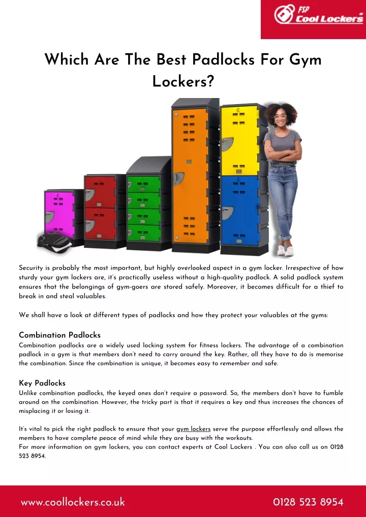 which are the best padlocks for gym lockers