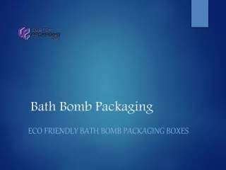 Bath Bomb Packaging