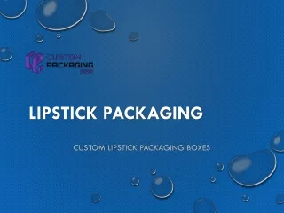 Lipstick Packaging