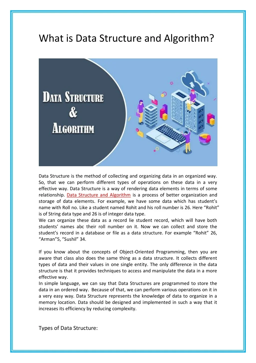 PPT - What is Data Structure and Algorithm PowerPoint Presentation ...