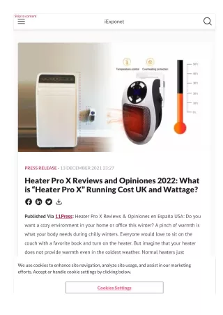 What Is The Heater Pro X Electric A Warm And Comfortable Winter?
