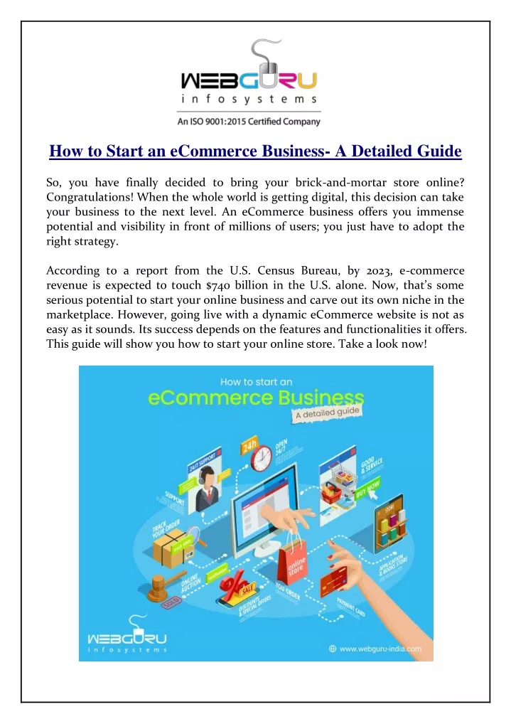 how to start an ecommerce business a detailed