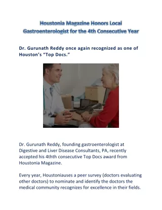 Gastroenterologist in Conroe