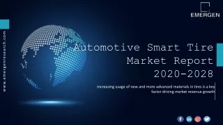 Automotive Smart Tire Market Size, Share, Top Key Players, Growth, Trend