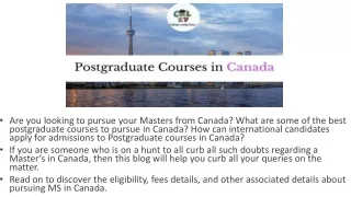 are you looking to pursue your masters from