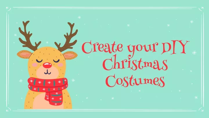 create your diy christmas costumes