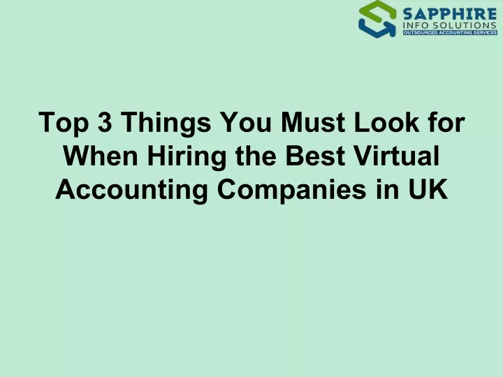 top 3 things you must look for when hiring