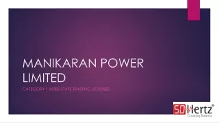 manikaran power limited