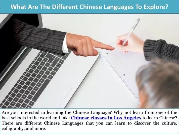 what are the different chinese languages to explore