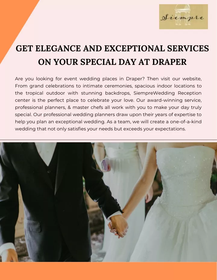 get elegance and exceptional services on your