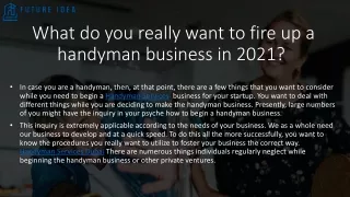  Handyman Services