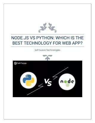 NodeJS vs Python : Overview of Node.js and Python