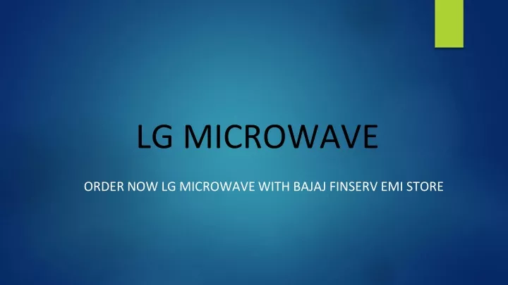 lg microwave