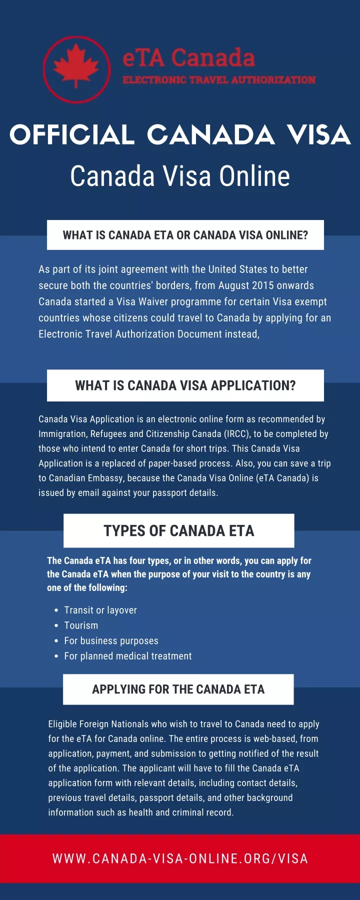 official canada visa