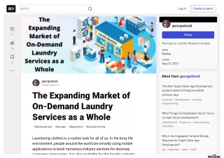 The Expanding Market of On-Demand Laundry Services as a Whole