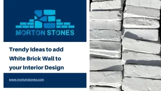 White Brick Wall to your Interior Design