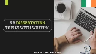 HR Dissertation Topics WIth Writing - Words Doctorate