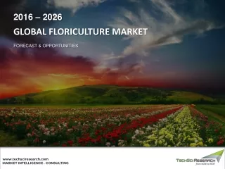 Global Floriculture Market, 2026