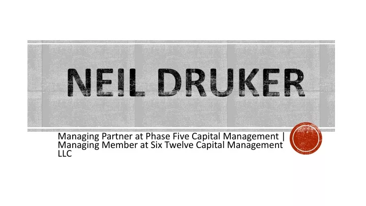 managing partner at phase five capital management