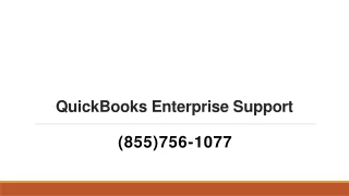 QuickBooks Enterprise Support