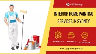 Interior Home Painting Services in Sydney