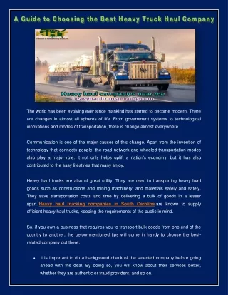 Heavy haul companies near me