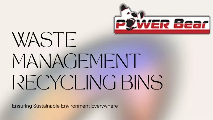 waste management recycling bins