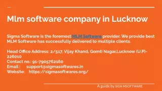 mlm software company in lucknow