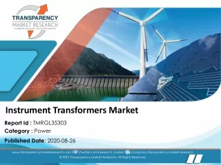 Instrument Transformers Market - Global Industry Report, 2030