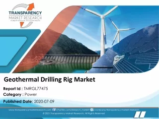 Geothermal Drilling Rig Market - Global Industry Report, 2030