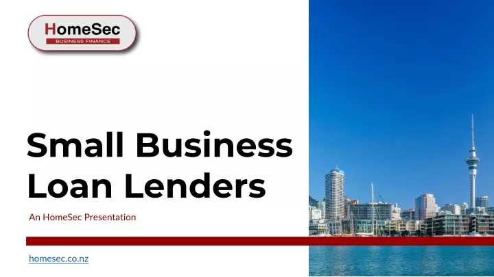 small business loan lenders