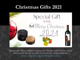 Christmas gifts 2021
