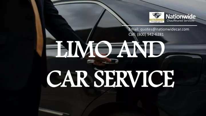 nationwide chauffeured services