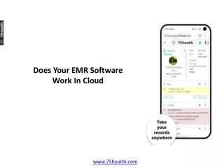 does your emr software work in cloud