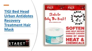 TIGI Bed Head Urban Antidotes Recovery Treatment Hair Mask