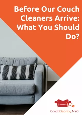 Before Our Couch Cleaners Arrive What You Should Do