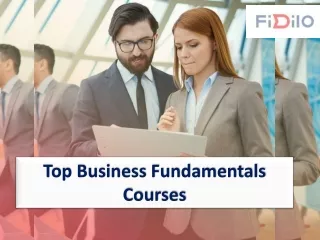 Top Business Fundamentals Courses