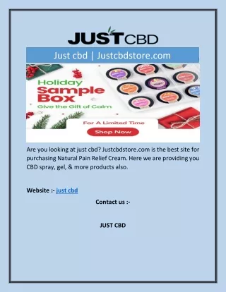 just cbd justcbdstore com