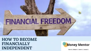 How to Become Financially independent