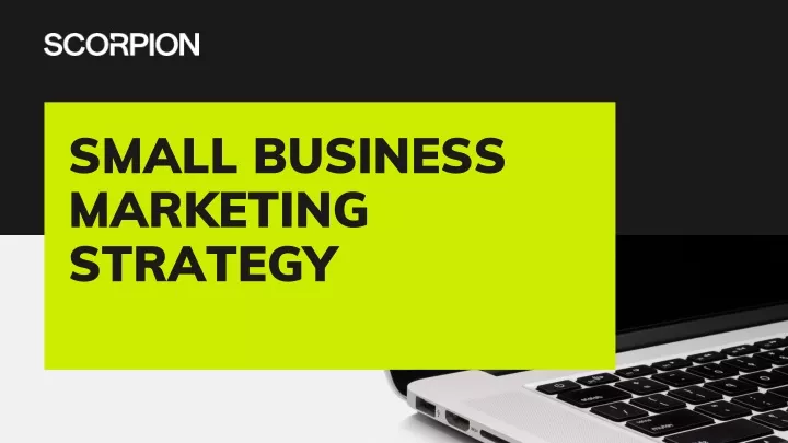 small business marketing strategy