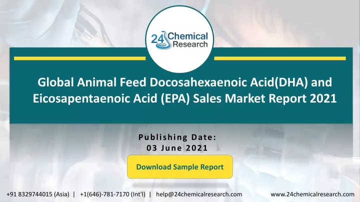 global animal feed docosahexaenoic acid