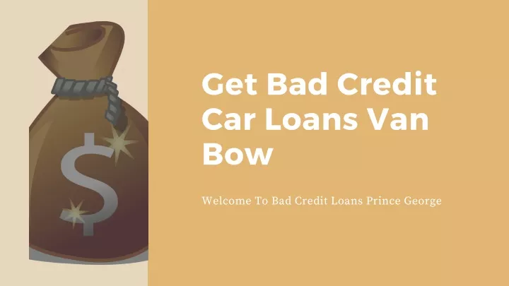 get bad credit car loans van bow