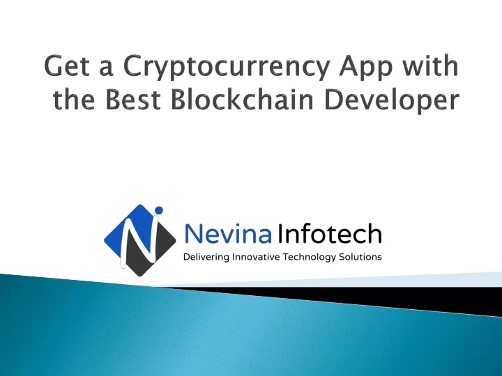 get a cryptocurrency app with the best blockchain developer