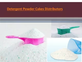 Detergent Powder, Fertilizers, Perfumes and Fragrances Distributorship Opportunity
