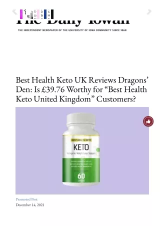 Best Health Keto UK Reviews : [SCAM ALERT] Does It Really Work?